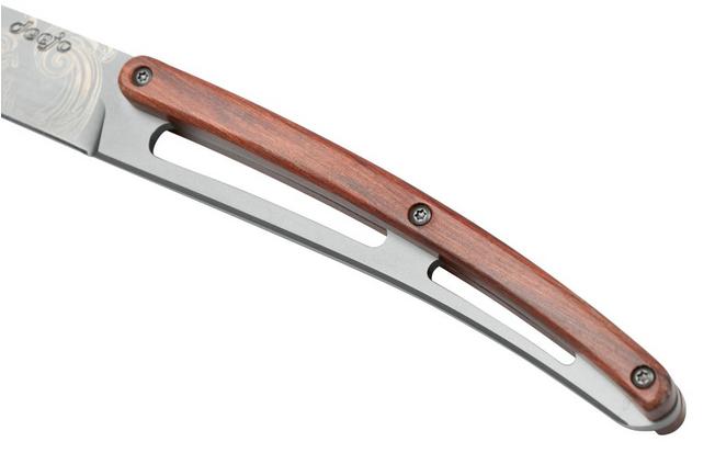 Imagen para Deejo Grand Siecle 6FB000106 madera de palo rojo, Juego de cuchillos para carne de 6 piezas