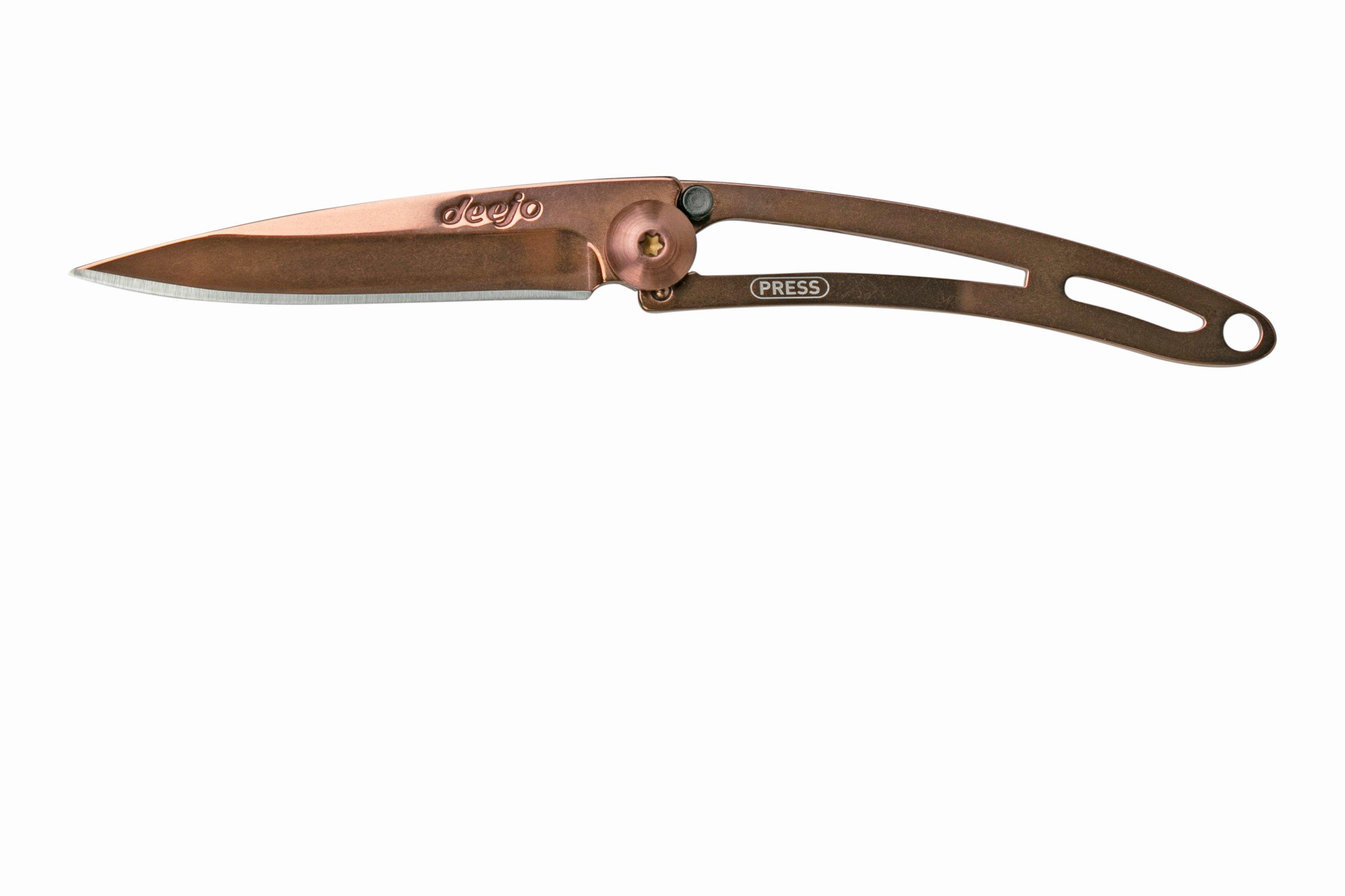 Deejo Naked 15g Copper Finish7NH000004 pocket knife
