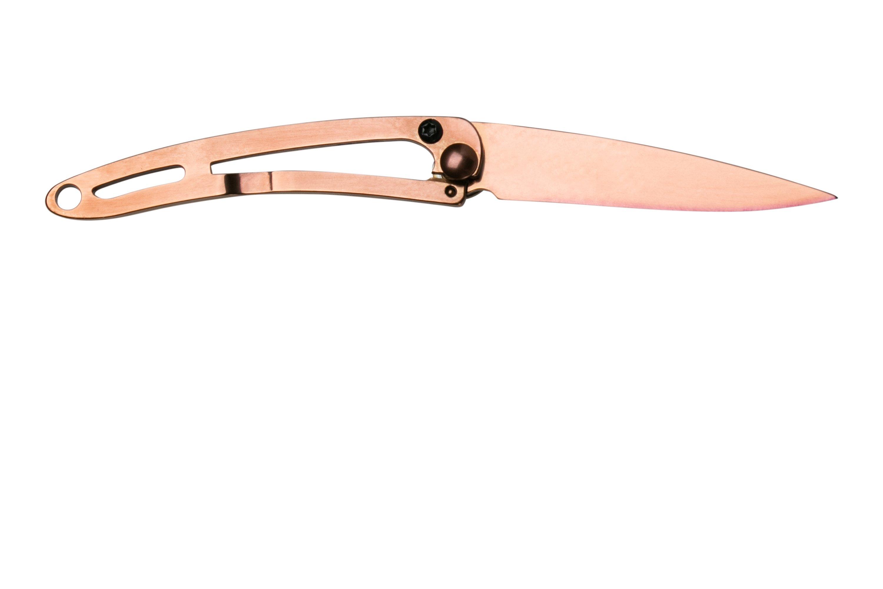 Deejo Naked G Copper Finish Nh Coltello Da Tasca Fare Acquisti Vantaggiosamente Su