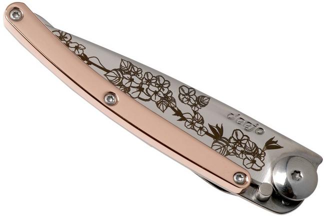 Imagen para Deejo Tattoo Gold Black 27g, Pink Gold Gilded, Cherry blossom DJ9AM000023 navaja