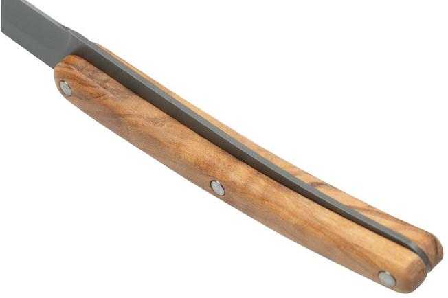 Imagen para Deejo Art Deco CFB000101 madera de palo rojo y de olivo, Juego de cuchillos de 2 piezas 