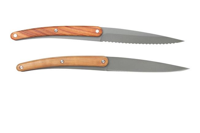 Bild für Deejo Blossom CFB000102 Padouk-und Olivenholz, 2-teiliges Messerset