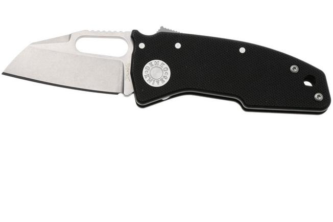 Afbeelding voor Demko Nano-Shark NANO-20CV-BK-G10, Stealth DLC CPM 20CV Clip Point, Black G10, zakmes