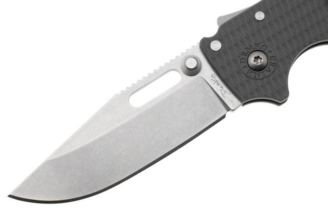 Immagine per Demko AD20.5 Shark-Lock, Stonewashed AUS-10 Clip Point, 205-10A-CPGRY, Grey Grivory coltello da tasca