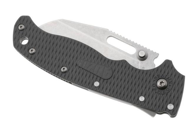 Immagine per Demko AD20.5 Shark-Lock, Stonewashed AUS-10 Shark Foot, 205-10A-SFGRY, Grey Grivory coltello da tasca
