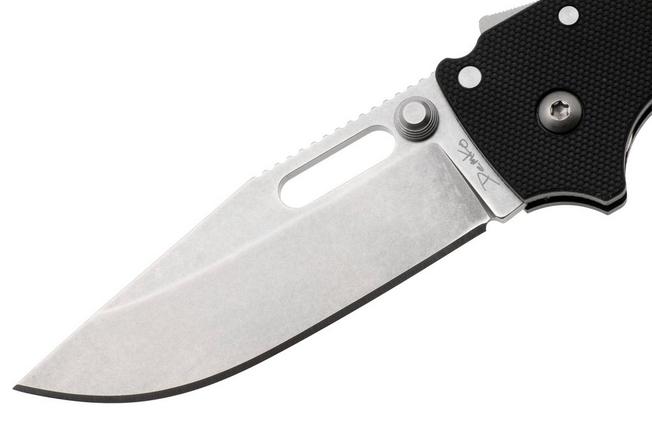 Immagine per Demko AD20.5 Shark-Lock, Stonewashed D2 Clip Point, 205-D2-BLKPPG10-CP, Black Peel Ply G10 coltello da tasca