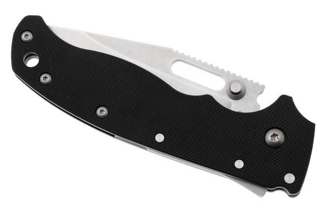 Immagine per Demko AD20.5 Shark-Lock, Stonewashed D2 Clip Point, 205-D2-BLKPPG10-CP, Black Peel Ply G10 coltello da tasca