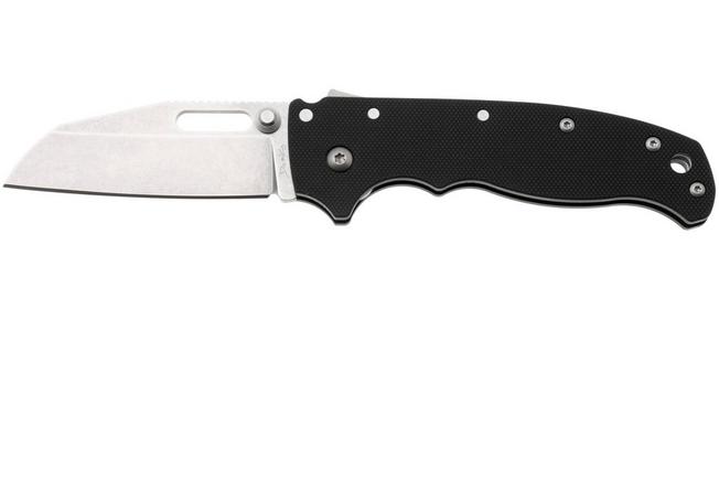 Immagine per Demko AD20.5 Shark-Lock, Stonewashed D2 Shark Foot, 205-D2-BLKPPG10-SF, Black Peel Ply G10 coltello da tasca