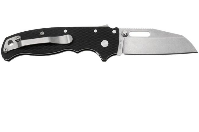 Immagine per Demko AD20.5 Shark-Lock, Stonewashed D2 Shark Foot, 205-D2-BLKPPG10-SF, Black Peel Ply G10 coltello da tasca