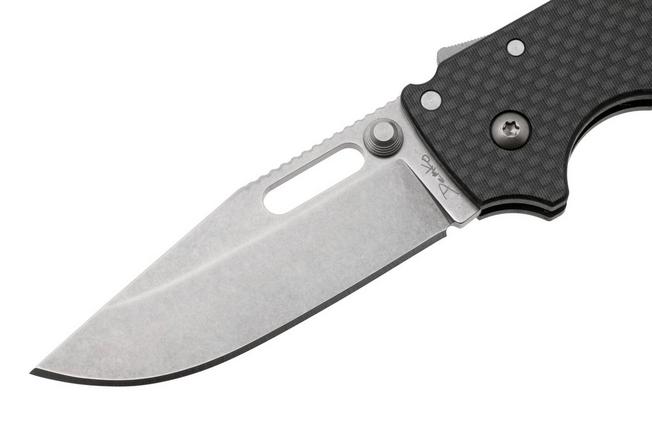 Image for Demko AD20.5 Shark-Lock, Stonewashed D2 Clip Point, 205-D2-CFCP, Carbon Fiber pocket knife