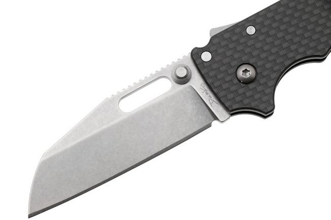 Image for Demko AD20.5 Shark-Lock, Stonewashed D2 Shark Foot, 205-D2-CFSF, Carbon Fiber pocket knife