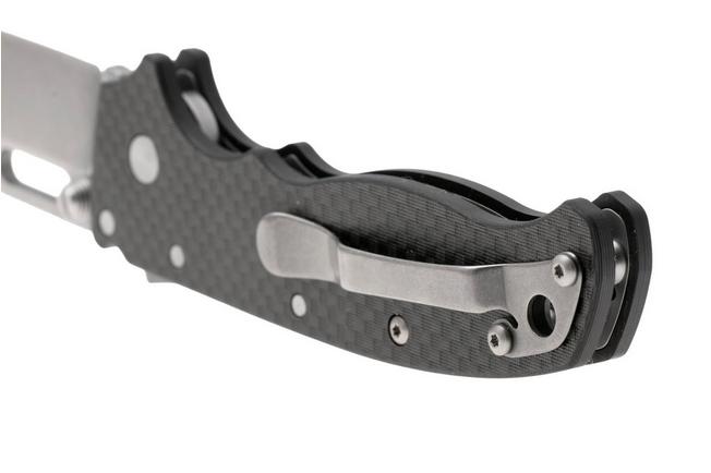 Image for Demko AD20.5 Shark-Lock, Stonewashed D2 Shark Foot, 205-D2-CFSF, Carbon Fiber pocket knife