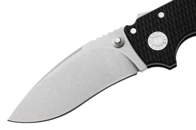 Bild für Demko Knives AD20 Kopis V2 AD20-KOP-3V-BKG10 Shark-Lock, Stonewashed CPM 3V, Black G10, Taschenmesser