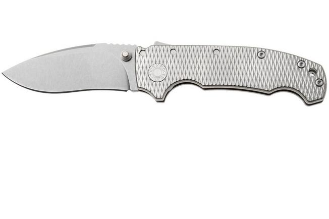 Bild für Demko Knives AD20 Kopis V2 AD20-KOP-3V-TTK1 Shark-Lock, Stonewashed CPM 3V, Textured Titanium, Taschenmesser