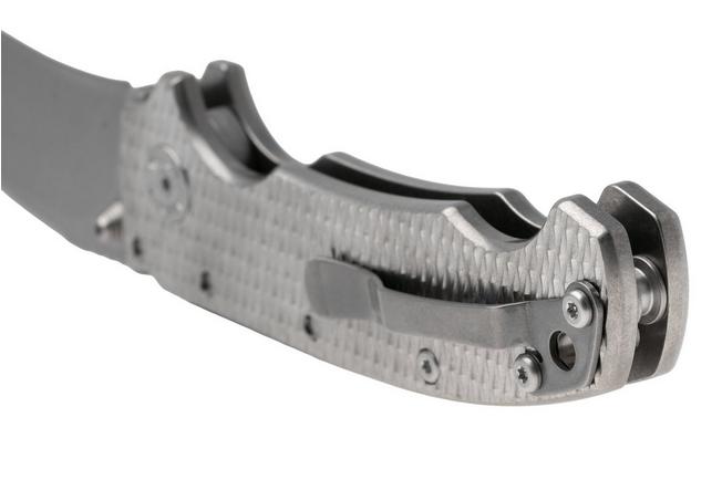 Bild für Demko Knives AD20 Kopis V2 AD20-KOP-3V-TTK1 Shark-Lock, Stonewashed CPM 3V, Textured Titanium, Taschenmesser