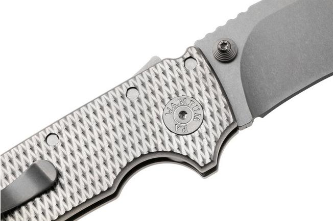 Bild für Demko Knives AD20 Kopis V2 AD20-KOP-3V-TTK1 Shark-Lock, Stonewashed CPM 3V, Textured Titanium, Taschenmesser