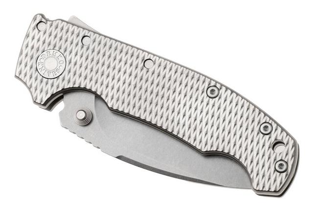 Bild für Demko Knives AD20 Kopis V2 AD20-KOP-3V-TTK1 Shark-Lock, Stonewashed CPM 3V, Textured Titanium, Taschenmesser
