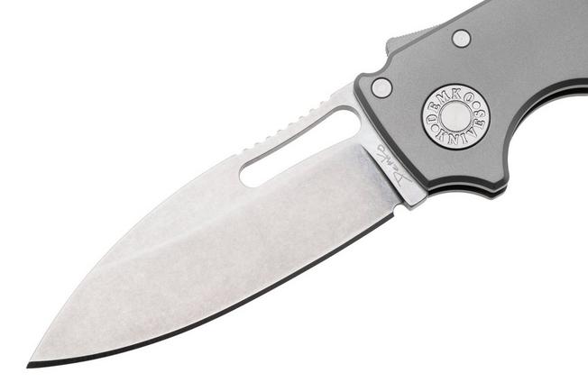 Image pour Demko AD20.5 Slicer Shark AD205-3V-SMTH-TI-SS, Stonewashed CPM-3V, Gray Smooth Titanium, couteau de poche