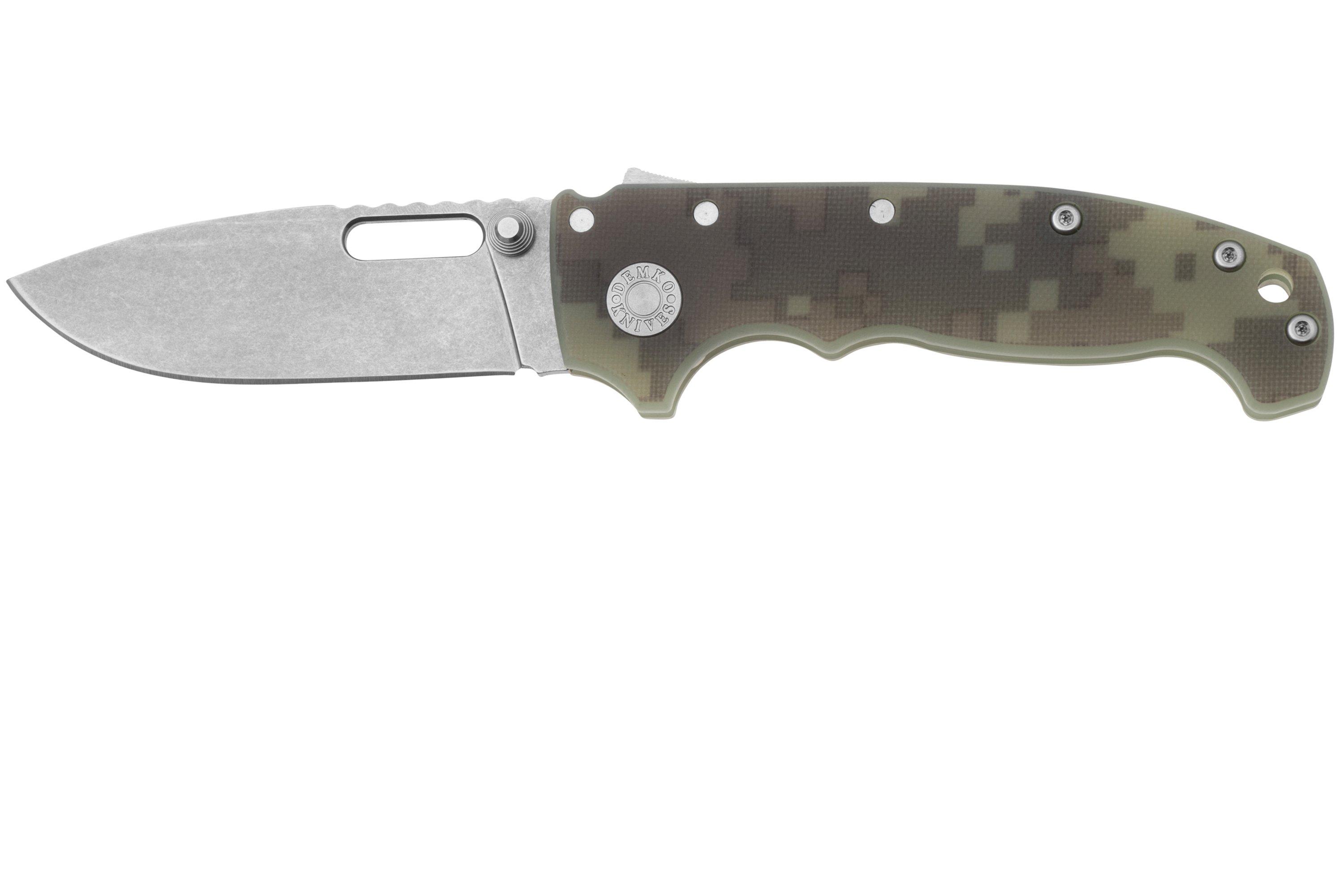 Demko Knives AD20I 1 Slim Shark Lock CPM MagnaCut Drop Point Digi-Camo ...