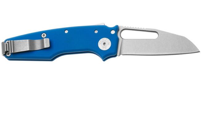Image for Demko Knives MG AD22 Shark-Foot AD22-MC-BLUE-G10-SF Stonewashed MagnaCut, Blue G10, pocket knife