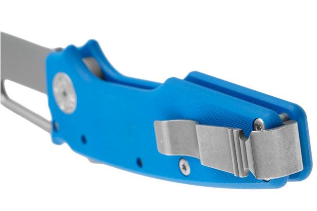 Image for Demko Knives MG AD22 Shark-Foot AD22-MC-BLUE-G10-SF Stonewashed MagnaCut, Blue G10, pocket knife