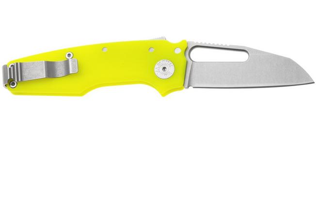 Image for Demko Knives MG AD22 Shark-Foot AD22-MC-D-G10-SF Stonewashed MagnaCut, Dayglow G10, pocket knife