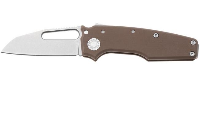 Image for Demko Knives MG AD22 Shark-Foot AD22-MC-E-G10-SF Stonewashed MagnaCut, Earth G10, pocket knife