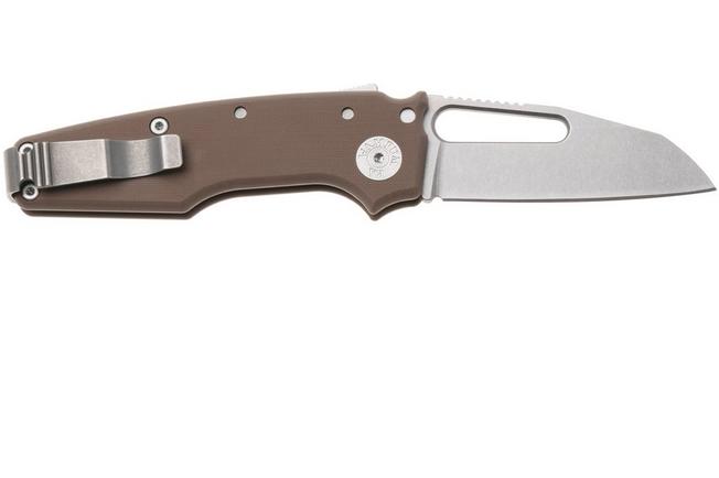 Image for Demko Knives MG AD22 Shark-Foot AD22-MC-E-G10-SF Stonewashed MagnaCut, Earth G10, pocket knife