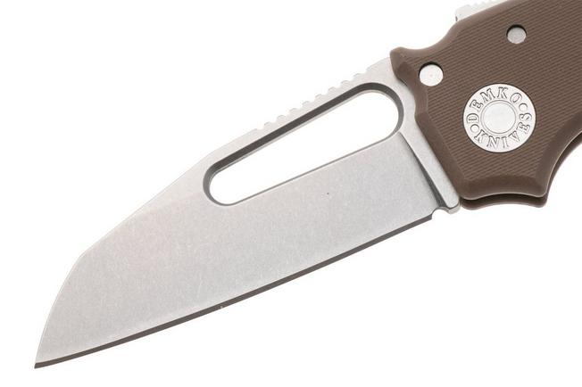 Image for Demko Knives MG AD22 Shark-Foot AD22-MC-E-G10-SF Stonewashed MagnaCut, Earth G10, pocket knife