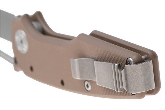 Image for Demko Knives MG AD22 Shark-Foot AD22-MC-E-G10-SF Stonewashed MagnaCut, Earth G10, pocket knife