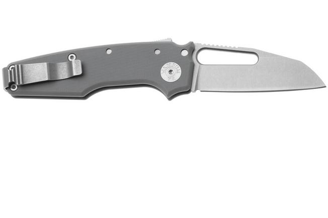 Image for Demko Knives MG AD22 Shark-Foot AD22-MC-GRAY-G10-SF Stonewashed MagnaCut, Gray G10, pocket knife