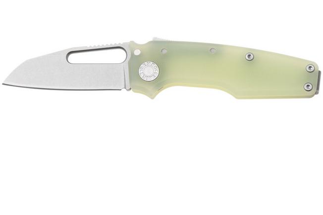 Image for Demko Knives MG AD22 Shark-Foot AD22-MC-N-G10-SF Stonewashed MagnaCut, Natural G10, pocket knife