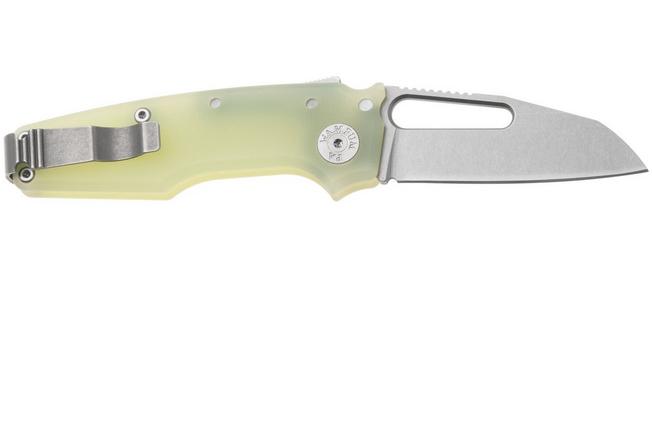 Image for Demko Knives MG AD22 Shark-Foot AD22-MC-N-G10-SF Stonewashed MagnaCut, Natural G10, pocket knife