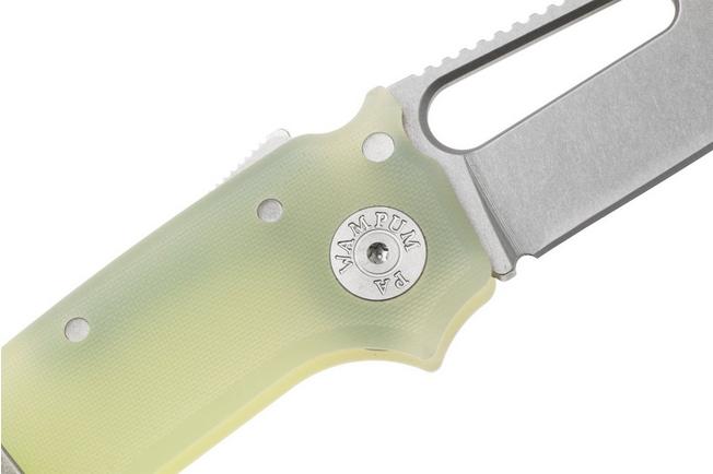 Image for Demko Knives MG AD22 Shark-Foot AD22-MC-N-G10-SF Stonewashed MagnaCut, Natural G10, pocket knife