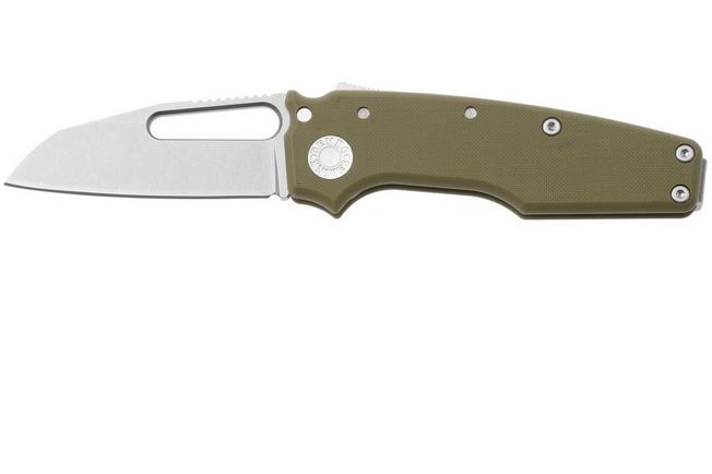 Image for Demko Knives MG AD22 Shark-Foot AD22-MC-OD-G10-SF Stonewashed MagnaCut, OD-Green G10, pocket knife