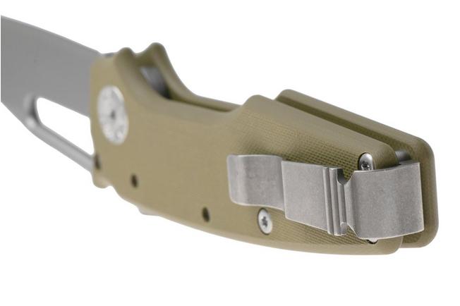 Image for Demko Knives MG AD22 Shark-Foot AD22-MC-OD-G10-SF Stonewashed MagnaCut, OD-Green G10, pocket knife