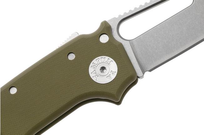 Image for Demko Knives MG AD22 Shark-Foot AD22-MC-OD-G10-SF Stonewashed MagnaCut, OD-Green G10, pocket knife