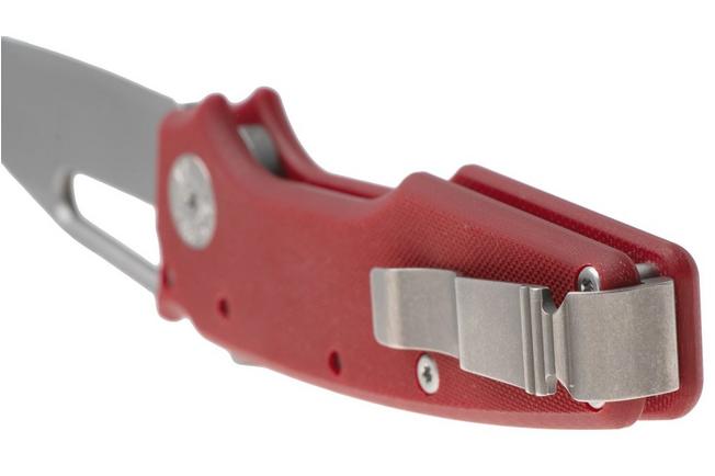 Image for Demko Knives MG AD22 Shark-Foot AD22-MC-RED-G10-SF Stonewashed MagnaCut, Red G10, pocket knife