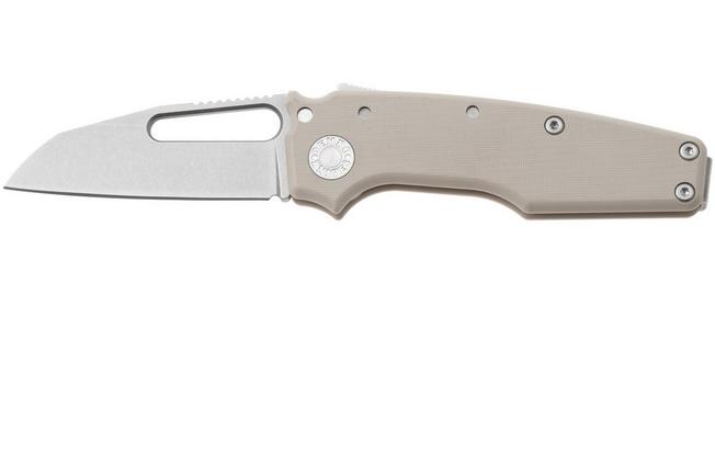 Image for Demko Knives MG AD22 Shark-Foot AD22-MC-TAN-G10-SF Stonewashed MagnaCut, Tan G10, pocket knife