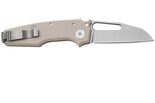 Image for Demko Knives MG AD22 Shark-Foot AD22-MC-TAN-G10-SF Stonewashed MagnaCut, Tan G10, pocket knife