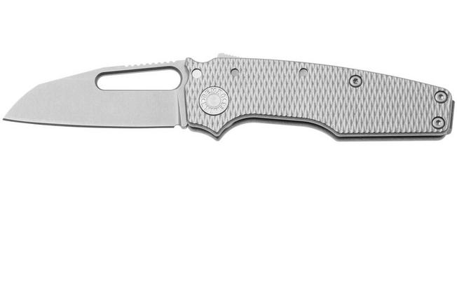 Image for Demko Knives MG AD22 Shark-Foot AD22-MC-TEX-TI-SF Stonewashed MagnaCut, Textured Titanium, pocket knife