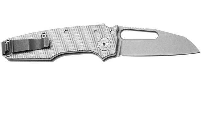 Image for Demko Knives MG AD22 Shark-Foot AD22-MC-TEX-TI-SF Stonewashed MagnaCut, Textured Titanium, pocket knife