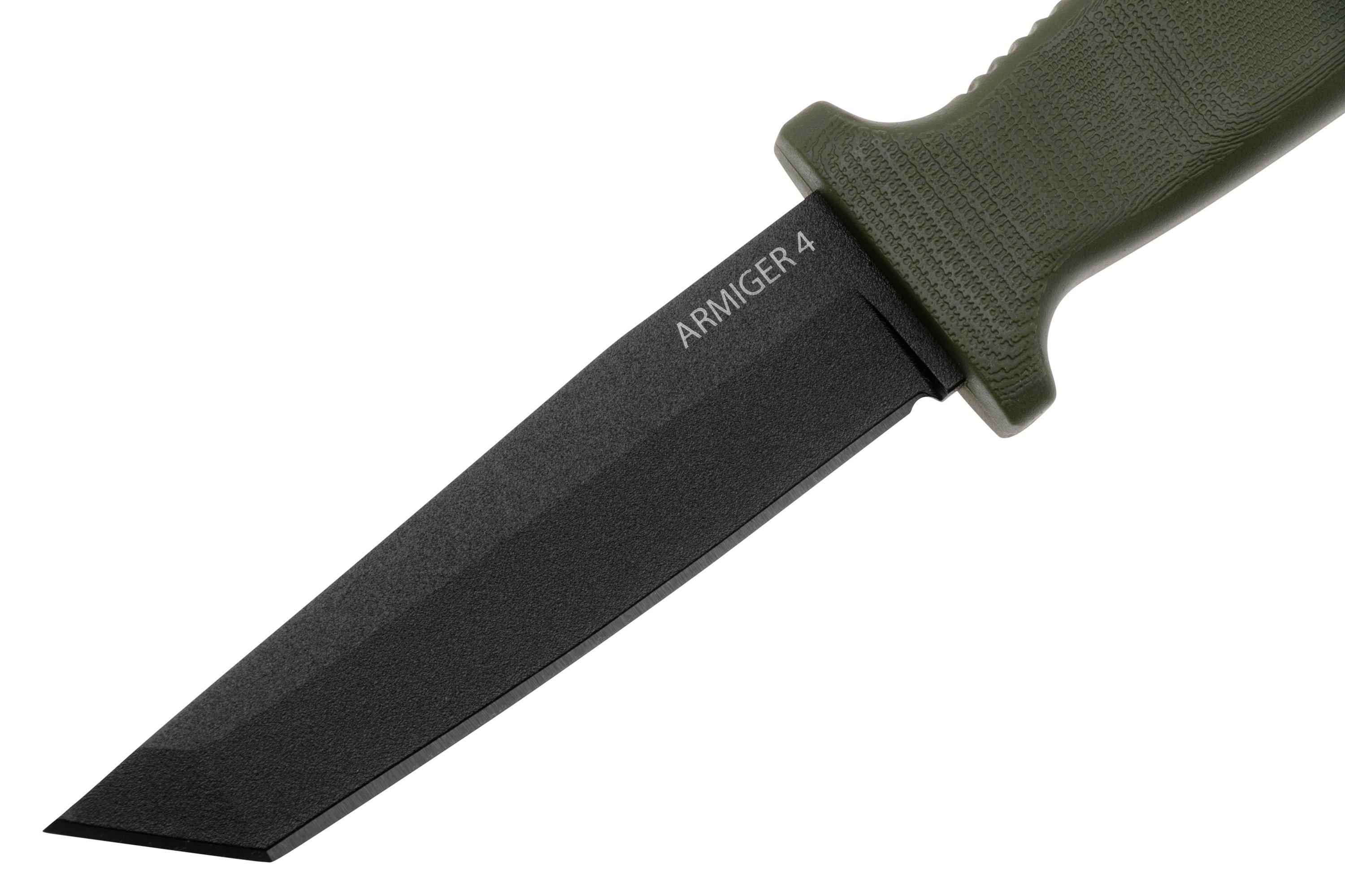 Demko Knives Armiger 4 Tanto Point ARM4-80CrV2-OD-TP OD-Green TPR ...