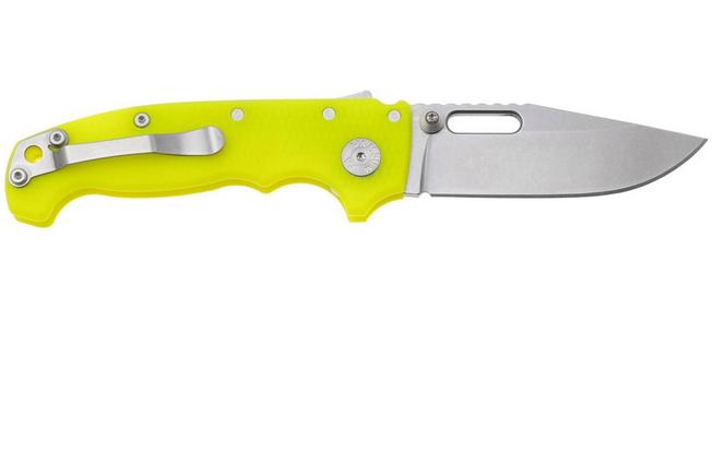 Afbeelding voor Demko MG AD20 Shark-Lock, Stonewashed MagnaCut Clip Point, Day Glow G10, zakmes