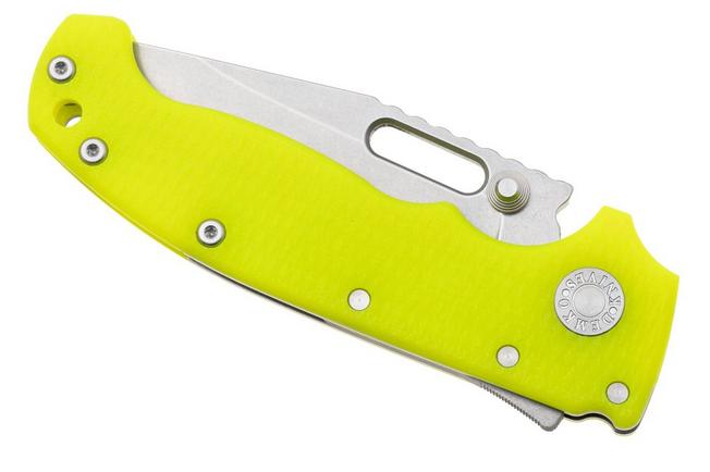 Afbeelding voor Demko MG AD20 Shark-Lock, Stonewashed MagnaCut Clip Point, Day Glow G10, zakmes