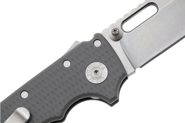 Afbeelding voor Demko MG AD20 Shark-Lock, Stonewashed MagnaCut Clip Point, MGAD20-MAG-GRY-G10, Grey G10 zakmes