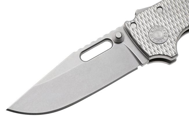 Afbeelding voor Demko MG AD20 Shark-Lock, Stonewashed MagnaCut Clip Point, Titanium, zakmes
