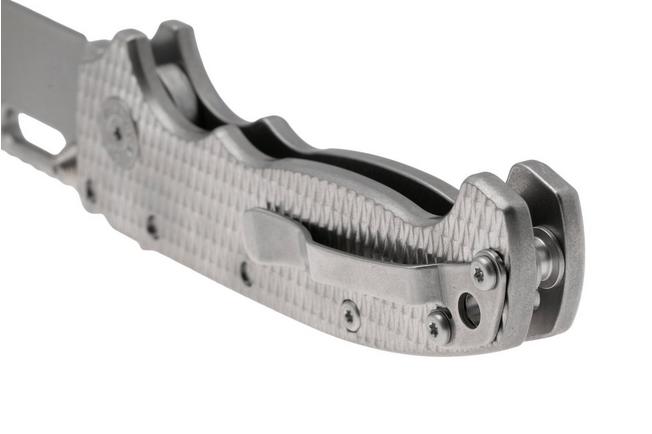 Afbeelding voor Demko MG AD20 Shark-Lock, Stonewashed MagnaCut Clip Point, Titanium, zakmes