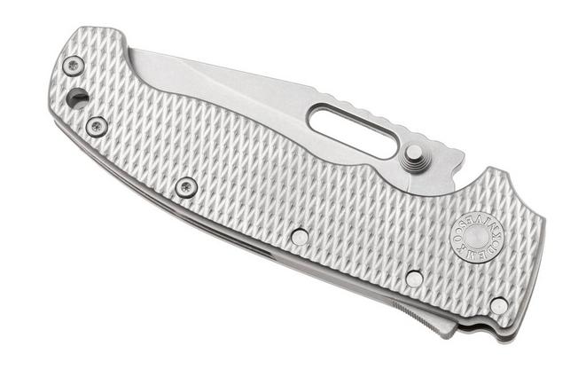 Afbeelding voor Demko MG AD20 Shark-Lock, Stonewashed MagnaCut Clip Point, Titanium, zakmes