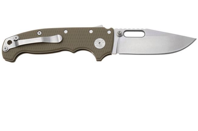 Afbeelding voor Demko MG AD20 Shark-Lock, Stonewashed MagnaCut Clip Point, MGAD20-MAG-OD-GRN, OD-Green G10 zakmes